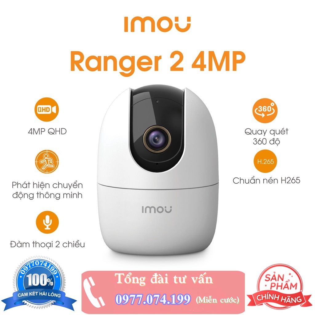 CAMERA IP WIFI IMOU Ranger 2C IPC-A42P-B 4MP