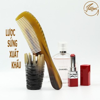 Lược sừng xuất khẩu VIETHORN được gia công chế tác tai làng nghề lược sừng thụy ứng