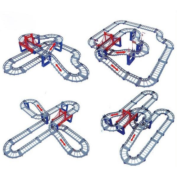 Đồ chơi ô tô chạy trên đường ray - Kích thích sự sáng tạo của bé