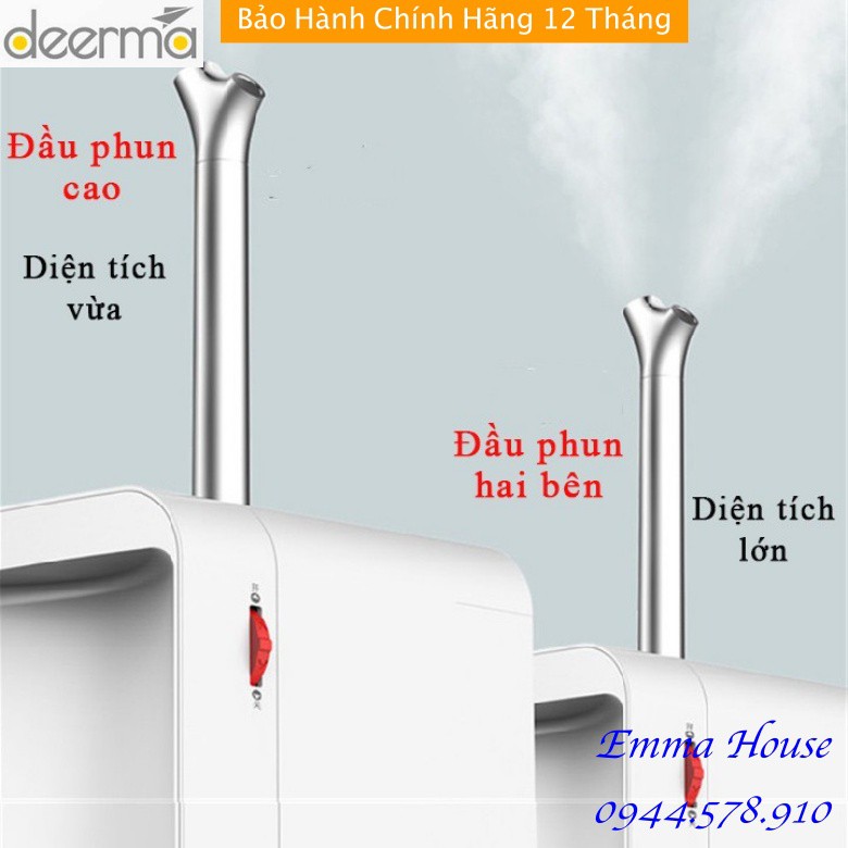 [Mã ELHA22 giảm 5% đơn 300K] [Mẫu Mới Nhất] Máy phun sương tạo ẩm siêu âm cao cấp Deerma LD300 - BH Chính Hãng 06 Tháng