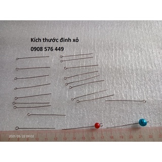 100 gr Đinh làm vòng tay, đinh móc làm vòng, phụ liệu đồ handmade