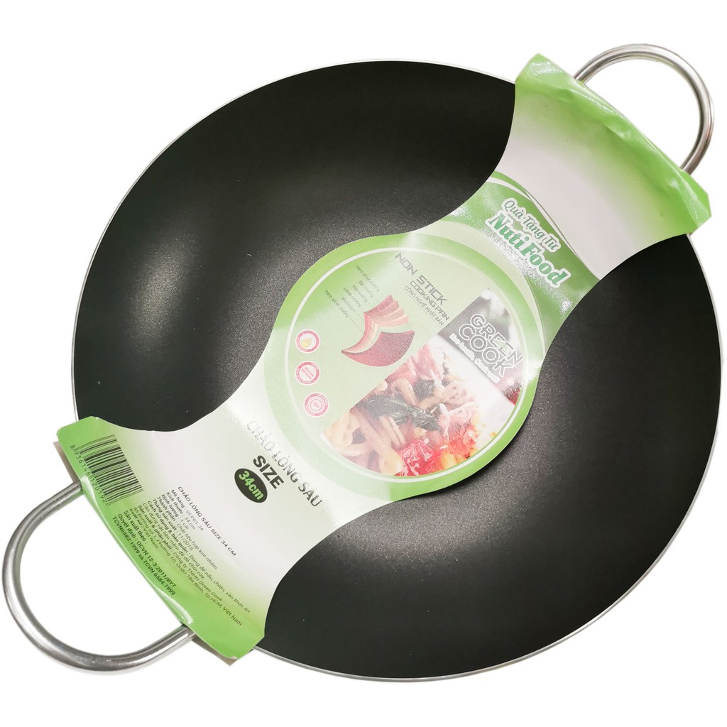 Chảo Lòng Sâu GreenCook Size 34cm (Quà tặng từ Nutifood)