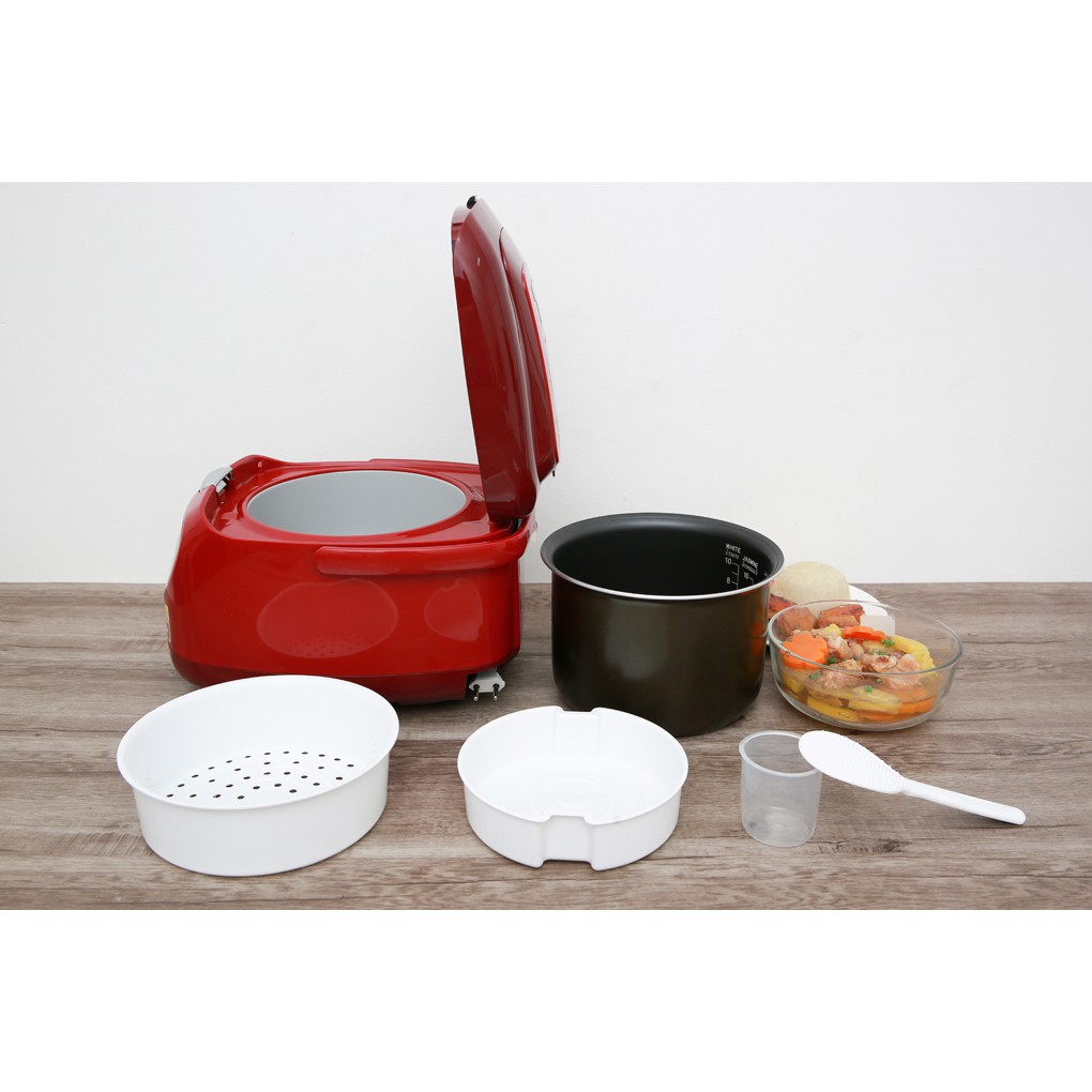 Nồi cơm điện tử Hitachi  RZ-D18VFY 1.8 lít đỏ