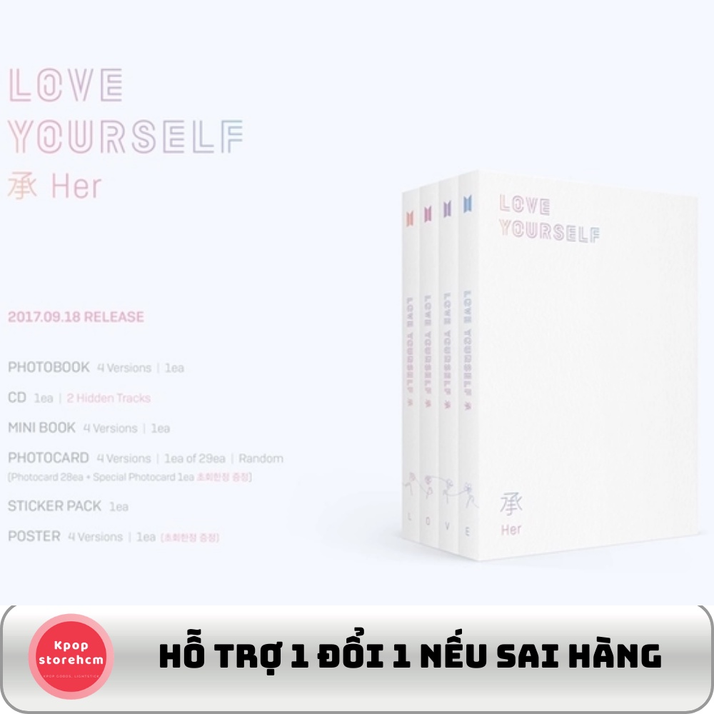 Album BTS Her LYS nguyên seal chính hãng