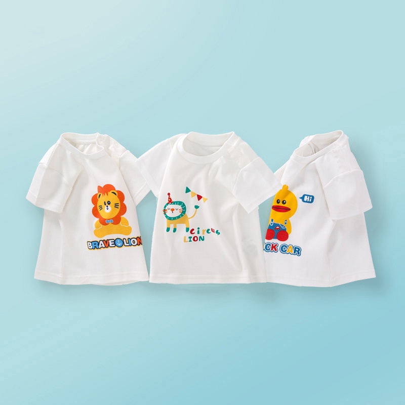 ÁO THUN BÉ TRAI BÉ GÁI MẪU BRAVE LION, SUPPER BEAR