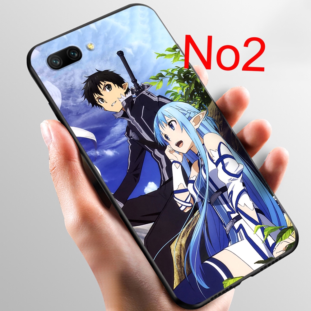 Ốp Lưng Sword Art Online Nhiều Mẫu Mã Cho Điện Thoại Huawei Honor 8 9 10 Lite 8x 8c Note 10 47no