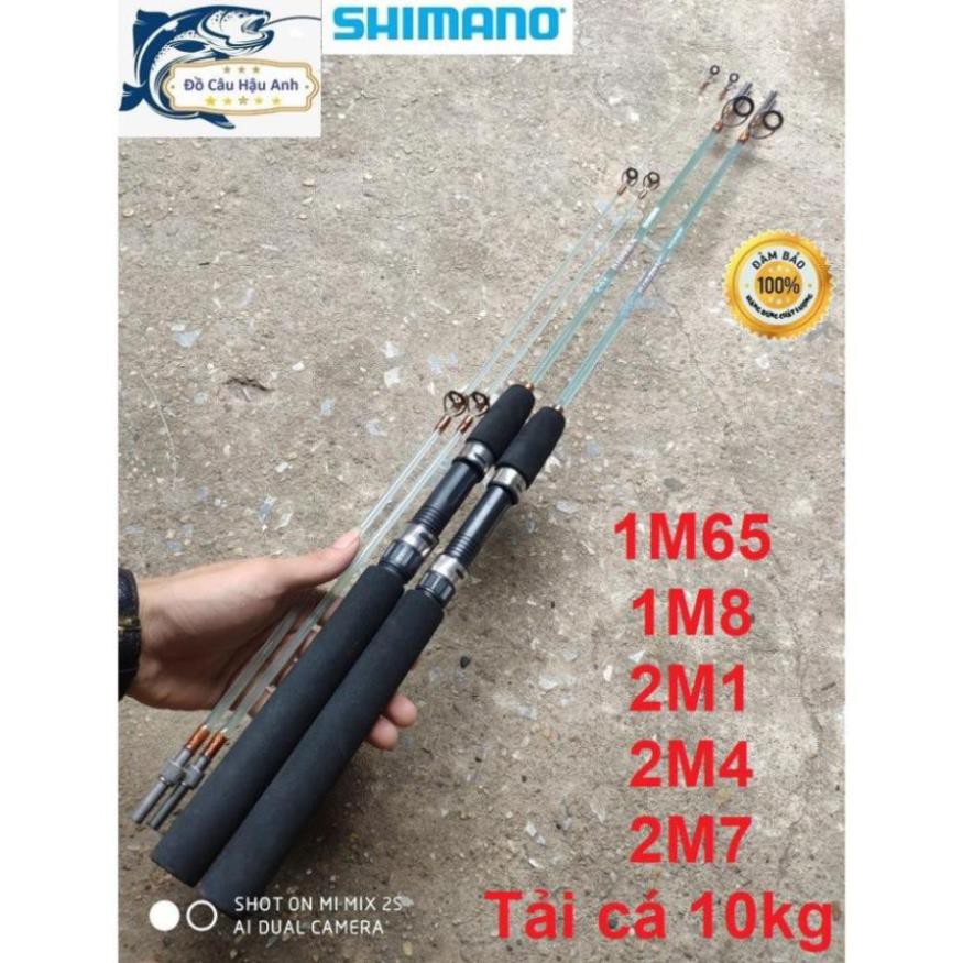[Mã FAMAYMA2 giảm 10K đơn 50K] Cần câu cá Shimano 2 khúc đặc trong suốt tải cá 10kg