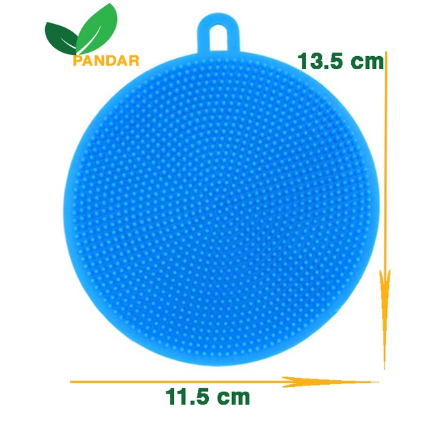 Miếng rửa bát silicon đa năng,rửa chén bát,cọ rửa trái cây,củ quả,lót nồi xoong,chống nóng,lót cốc,nhỏ gọn PANDAR
