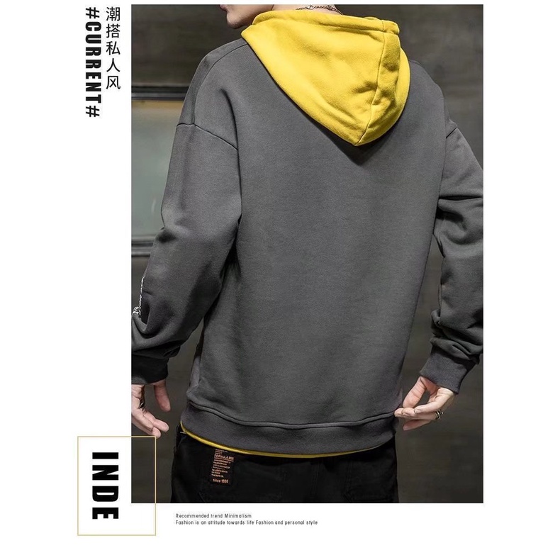Áo hoodie nam Hàn Quốc size M-3XL