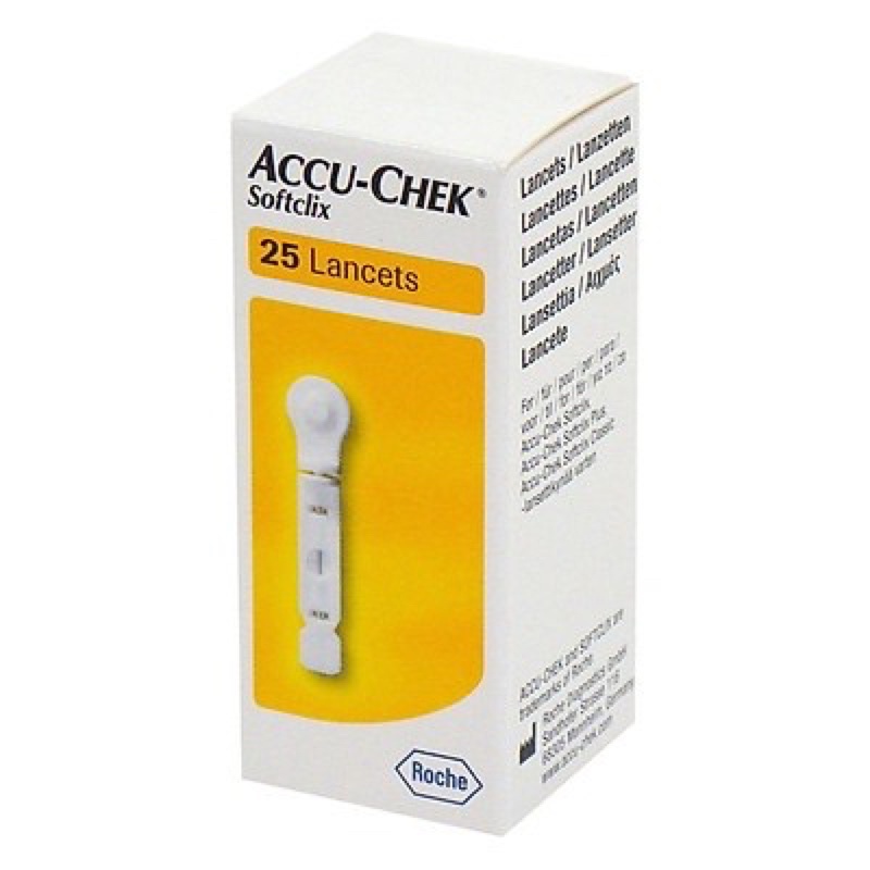 Kim lấy máu, kim thử tiểu đường  ACCU CHEK SOFTCLIX kim dẹt dùng cho bút thử đường ACCU CHEK ACTIVE INSTANT KLMACCUSOFT