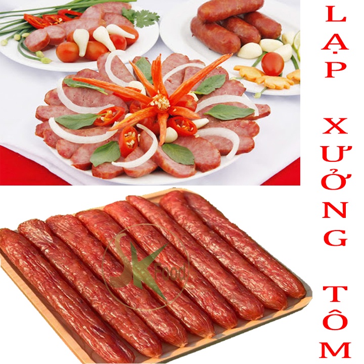 LẠP XƯỞNG TƯƠI  ĐẶC SẢN SÓC TRĂNG 500G HƯƠNG VỊ GIA TRUYỀN , CHẾ BIẾN THỦ CÔNG TRUYỀN THỐNG