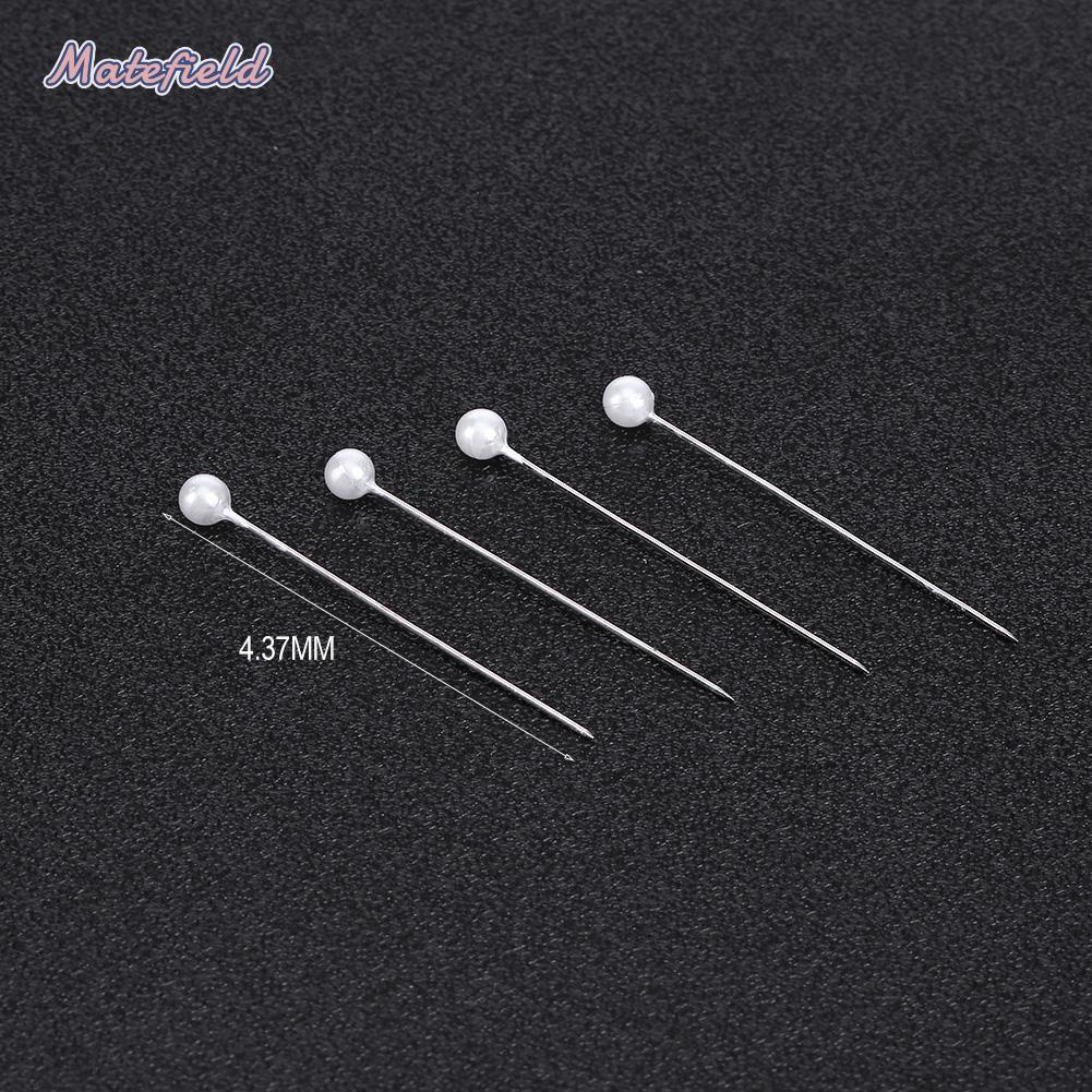 Set 100 kim đầu tròn ngọc trai dùng để may trang phục đám cưới dành cho cô dâu
