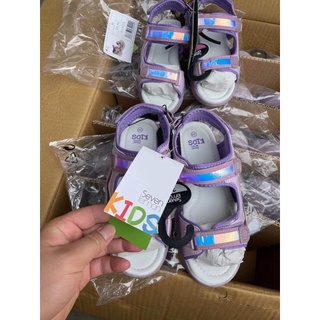 Dép quai bé gái siêu mềm, nhẹ màu tím Lilac Seven Lemon