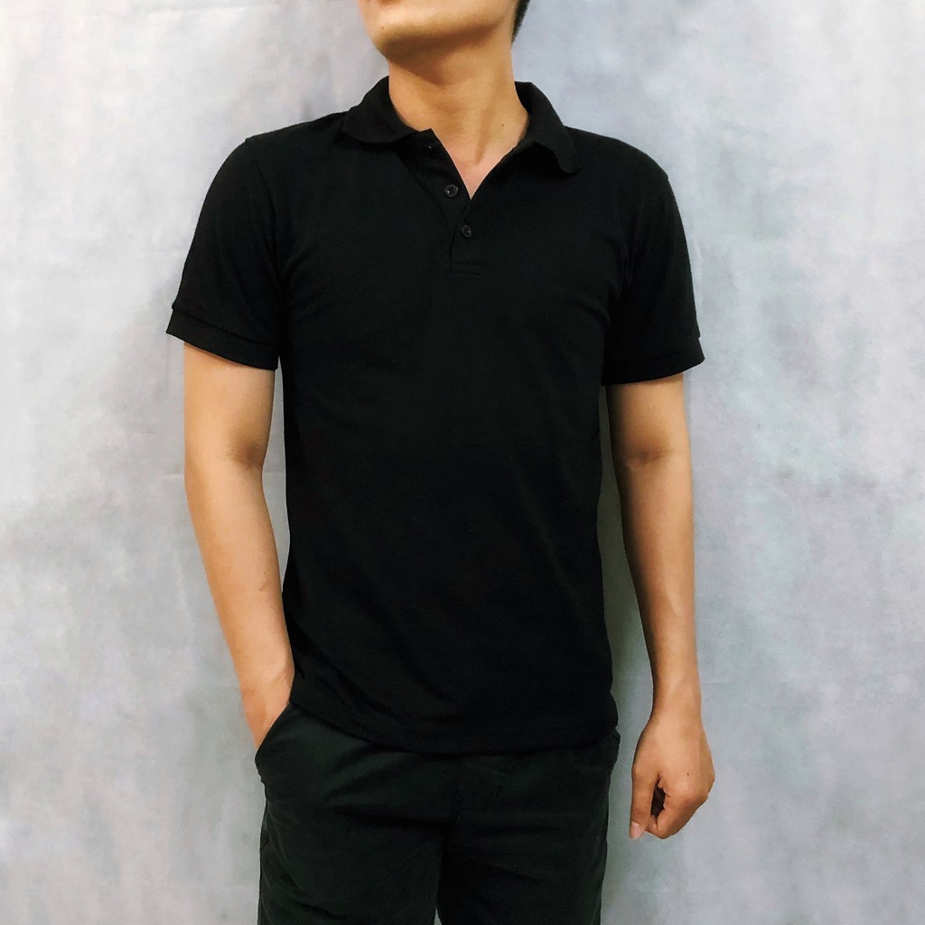[Mua2Tặng1] Áo Thun POLO trơn Unisex (Cá sấu 4 chiều) | BigBuy360 - bigbuy360.vn