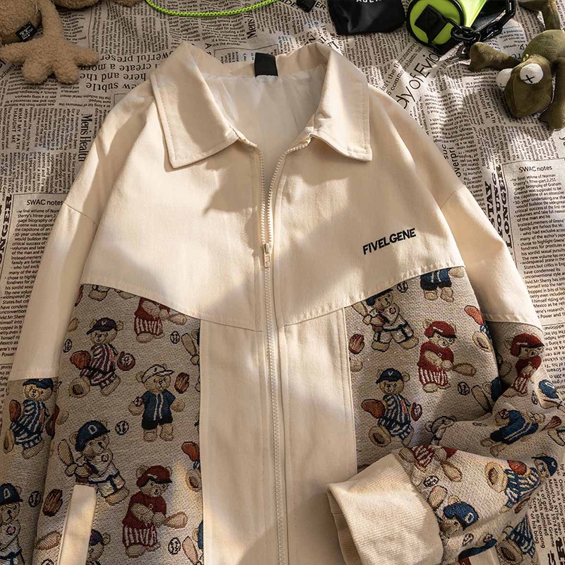 Áo khoác bóng chày phong cách retro Mỹ thời trang dành cho cả nam và nữ