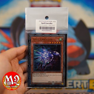 Thẻ bài yugioh DUDE-EN032	Spell Canceller - Ultra Rare -  Bảo quản M2SCCQ-LITE