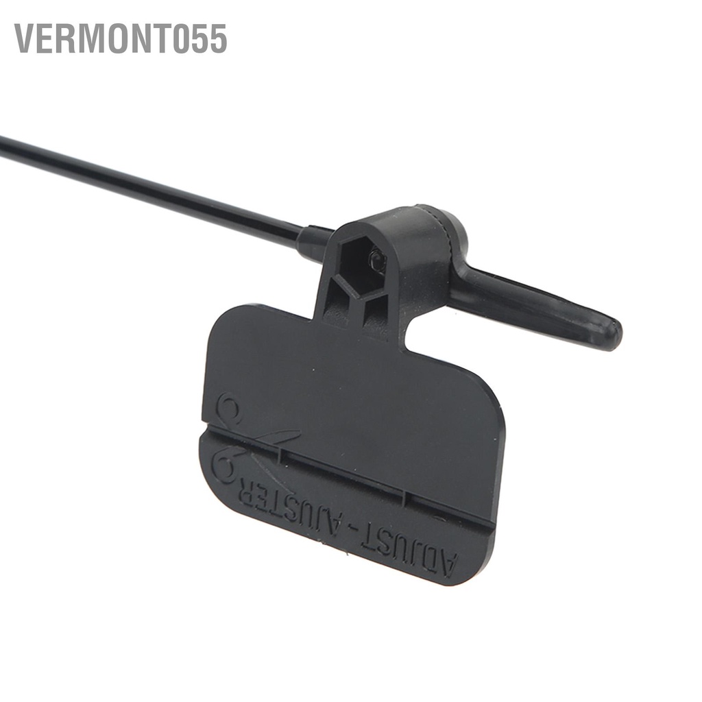 Vermont055 Gương mũ bảo hiểm xe đạp Hợp kim nhôm phản xạ an toàn Điều chỉnh 360 độ Thiết kế phẳng Mũ đi chiếu hậu
