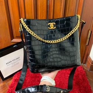 Túi xách nữ đẹp túi shopping vân sấu size to lót đỏ đẹp