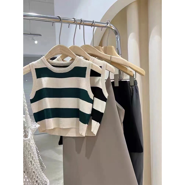 Áo Tanktop kẻ ngang big