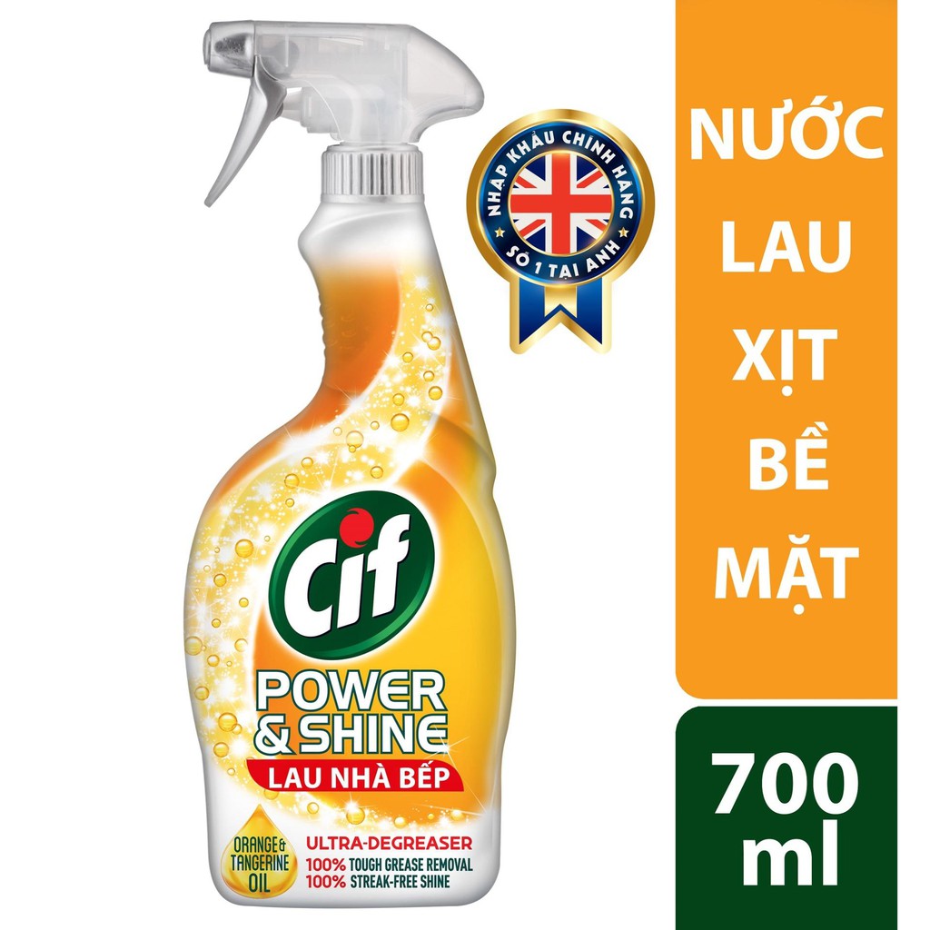 [Mã HC1505 giảm 8% đơn 250K] Cif xịt lau bếp lau kính _ cif đa năng