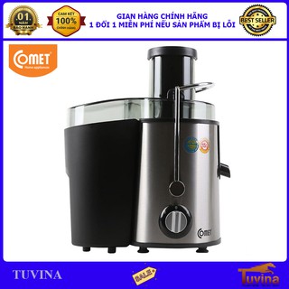 Máy Ép Trái Cây Ép Hoa Quả Comet CM9826 1.5L 400W - Hàng Chính Hãng (Bảo Hành 12 Tháng)