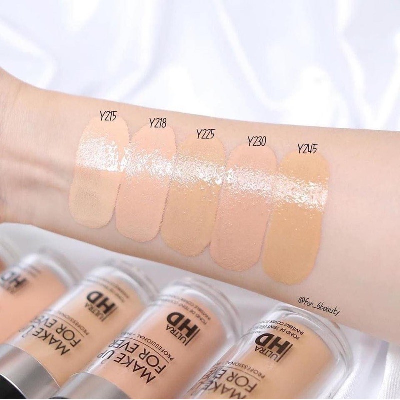 Kem nền Make Up Forever Ultra HD Foundation Y215 / Y225