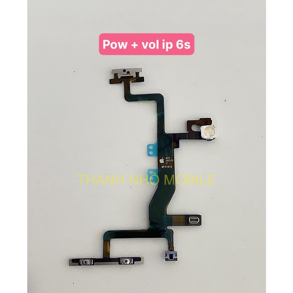 Cáp nút nguồn + âm lượng iphone 5G / 5S / 6S / 7G / 7 plus hàng chính hãng