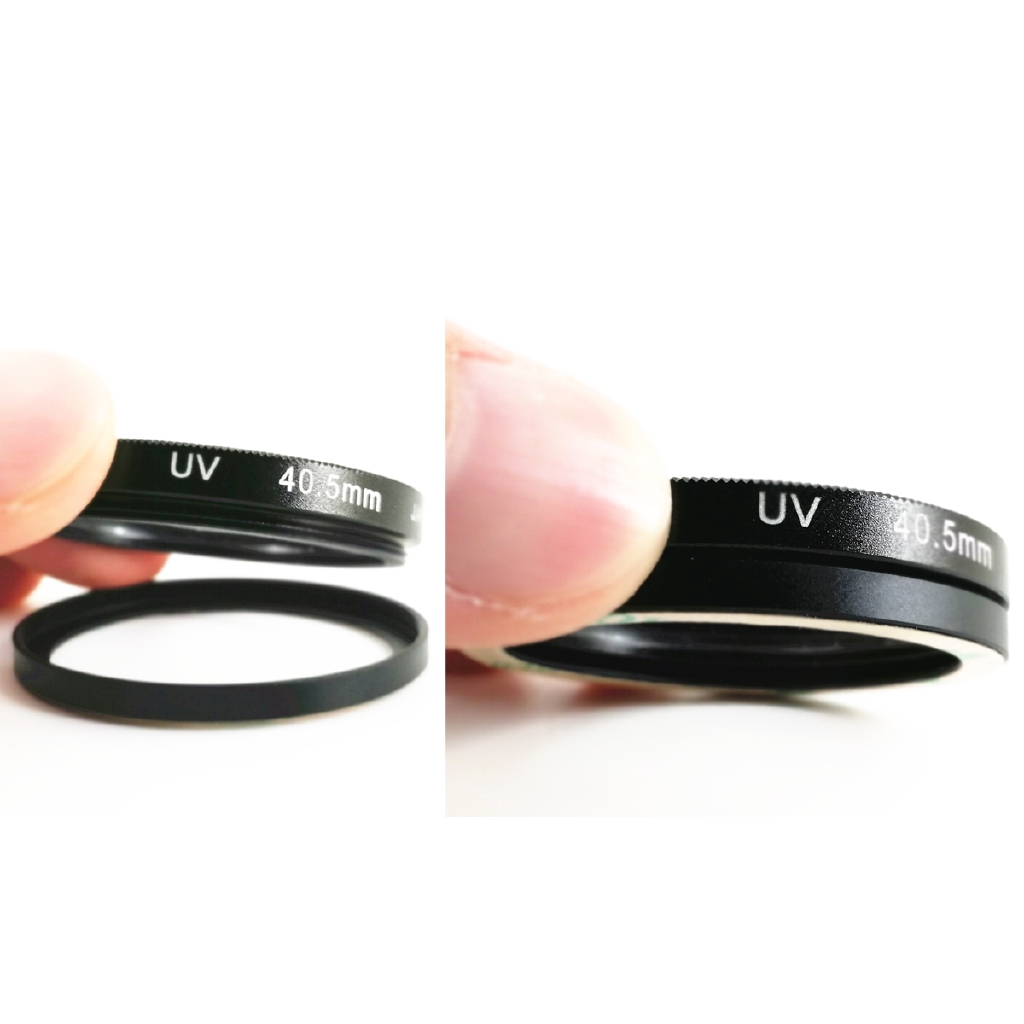 Vòng Lọc Kim Loại 40.5mm Cho Máy Ảnh Canon G9X G7X III II G5X Sony ZV1 ZV-1