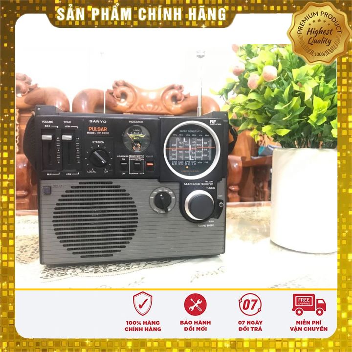 Radio 6 BAND Pulsa Sanyo RP-8700 made in Japan