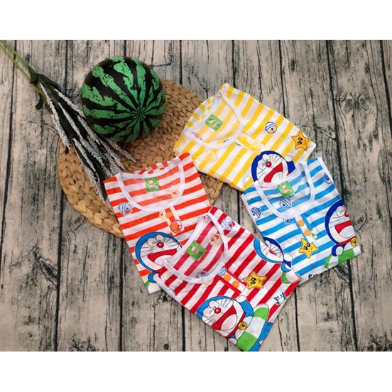 Đồ bộ cho bé trai vải tôn, lanh, tole từ 6kg - 8kg