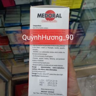 Nước súc miệng Medoral 250ml