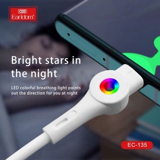 Dây Cáp Sạc Nhanh Samsung Micro TypeC Chính Hãng Earldom EC-135 Sạc Nhanh 3A