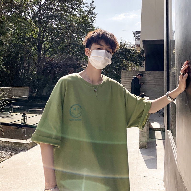 Áo thun IFNICEFUTURE bằng cotton cổ tròn ngắn tay in hình thời trang Hong Kong