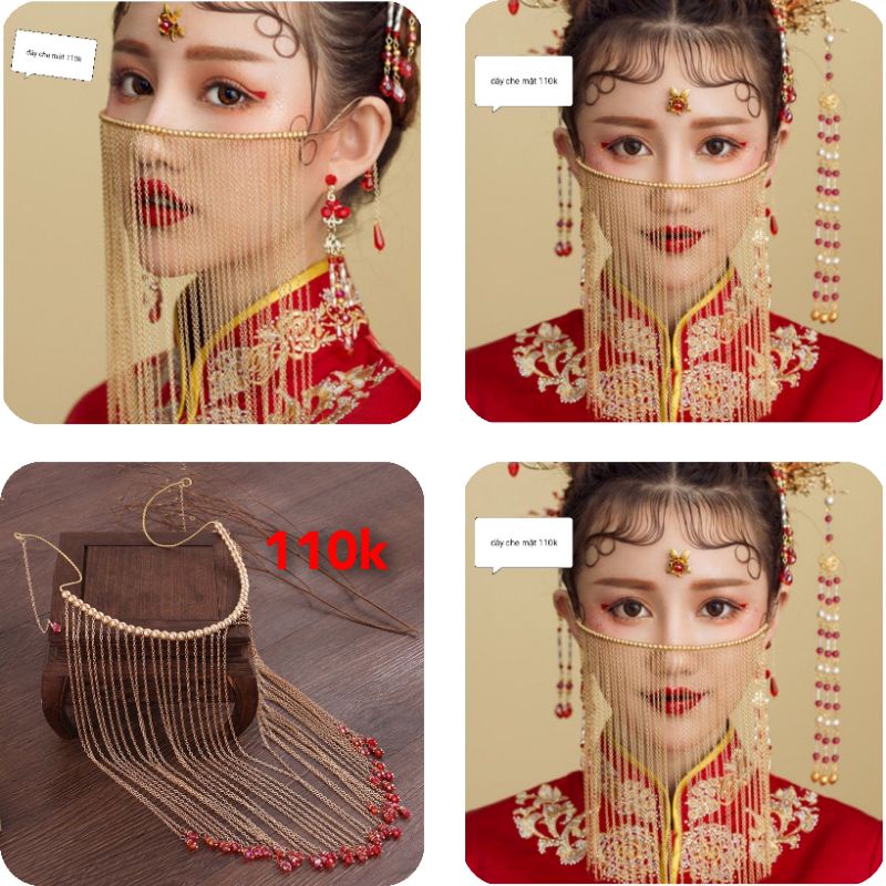 tấm che mặt cổ trang