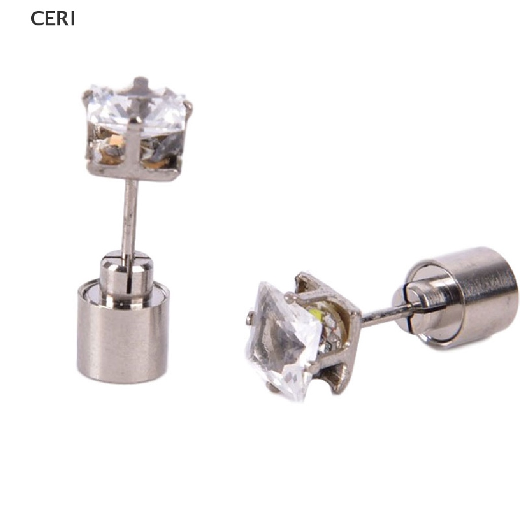 [Hàng mới về] Đôi bông tai gắn đèn led hình vương miện khảm đá pha lê độc đáo sáng tạo