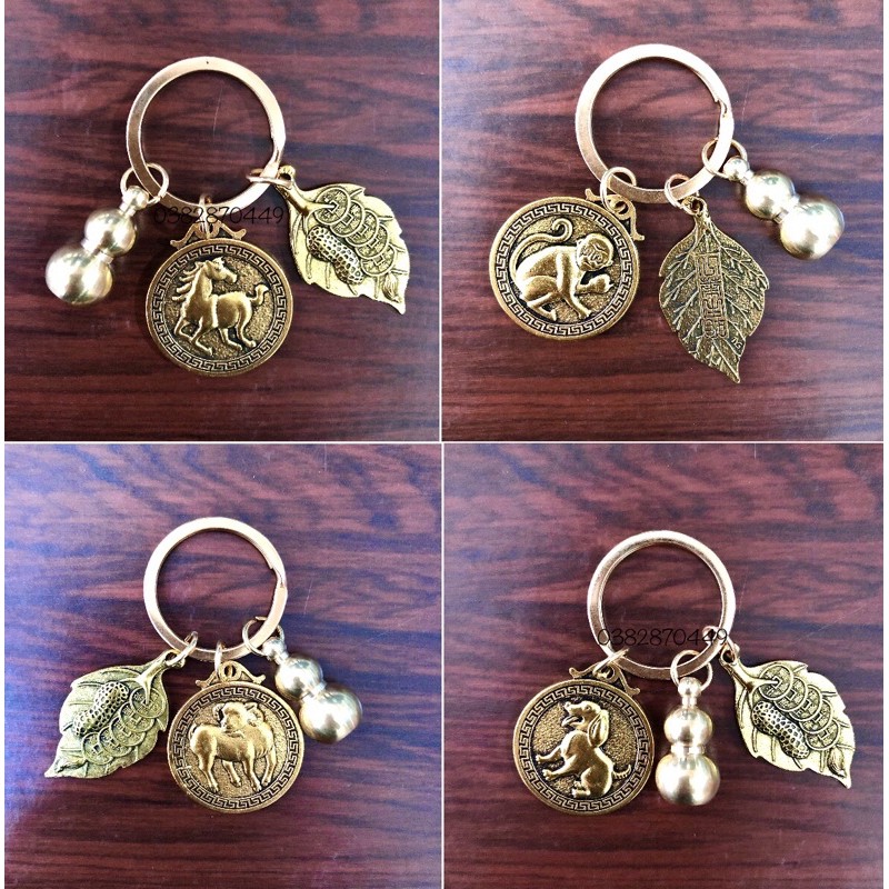 Móc Khoá 12 Con Giáp Phong Thuỷ Hợp Kim Đồng Cao Cấp | BigBuy360 - bigbuy360.vn