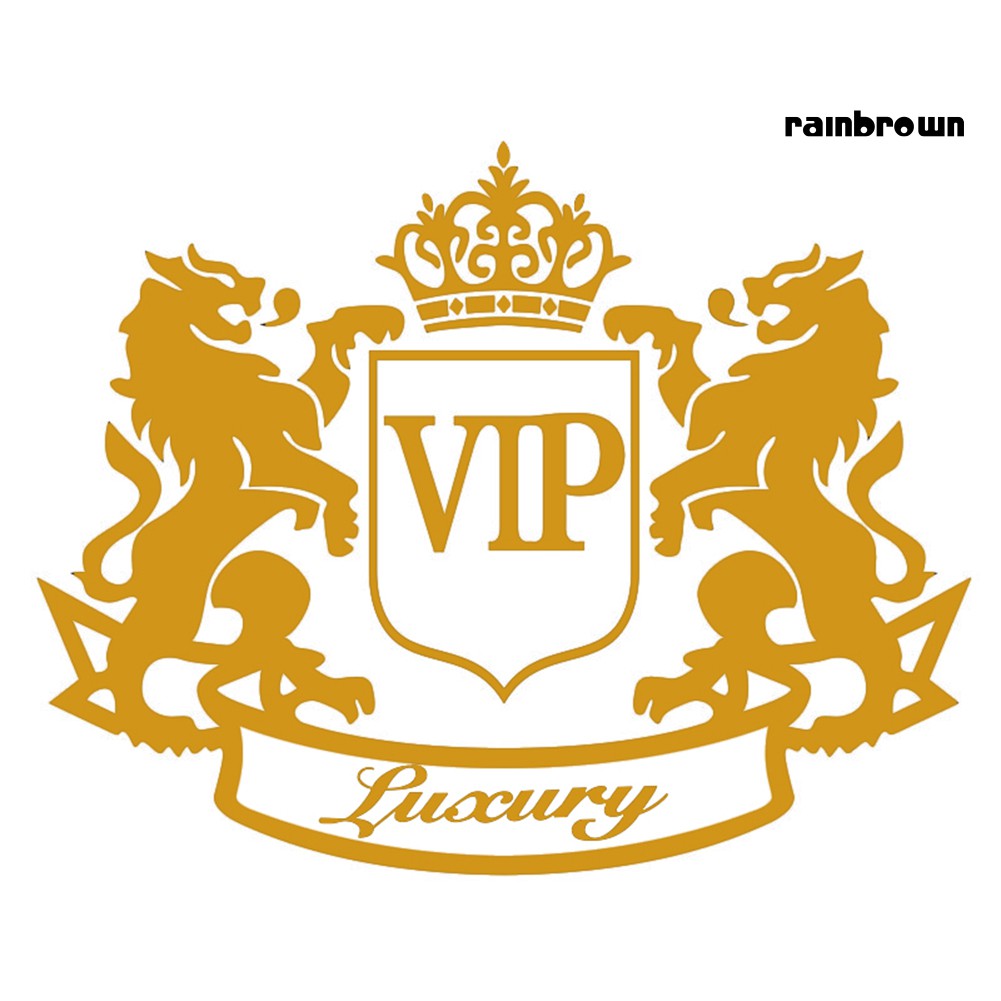 Miếng Dán Trang Trí Xe Hơi Hình Sư Tử Vip