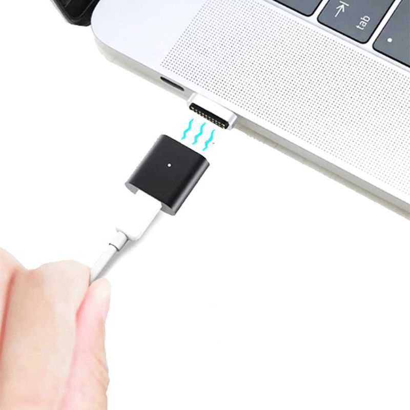 Đầu Chuyển Đổi Nam Châm Từ Tính Cổng USB Type c Cho Laptop