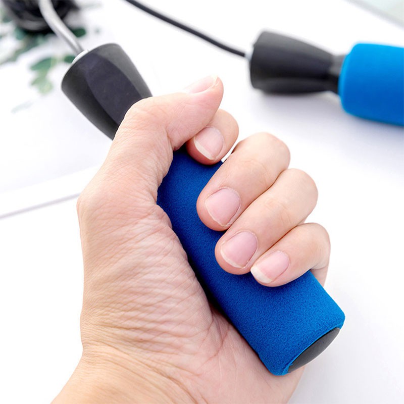 Dây nhảy thể thao đỏ dài 2,9m cao cấp _QS