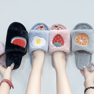 Dép lông đi trong nhà hình cute