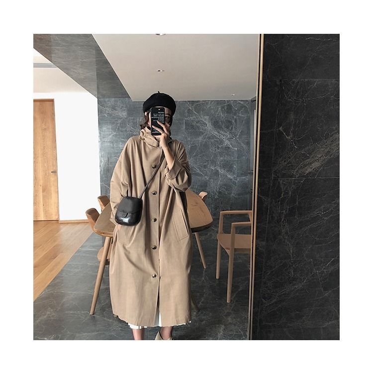 Áo Khoác Gió Dáng Dài Qua Gối Cỡ Lớn Cho Nữ 100kg Blazer | BigBuy360 - bigbuy360.vn