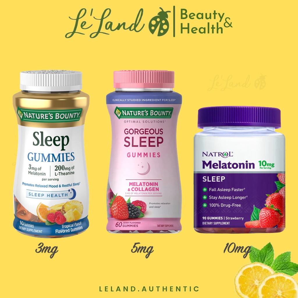 Bill US Săn sale 60% Kẹo ngủ Sleep gummies của Nature's Bounty