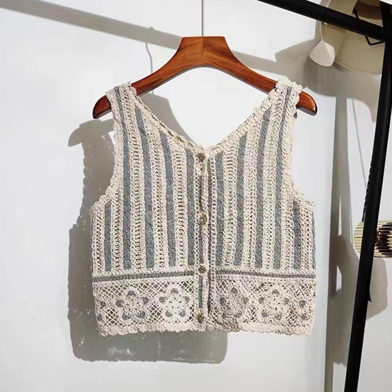 Áo Sơ Mi Chiffon Tay Dài Phồng Cổ Chữ V Họa Tiết Kẻ Sọc / Hoa Thời Trang Cho Nữ