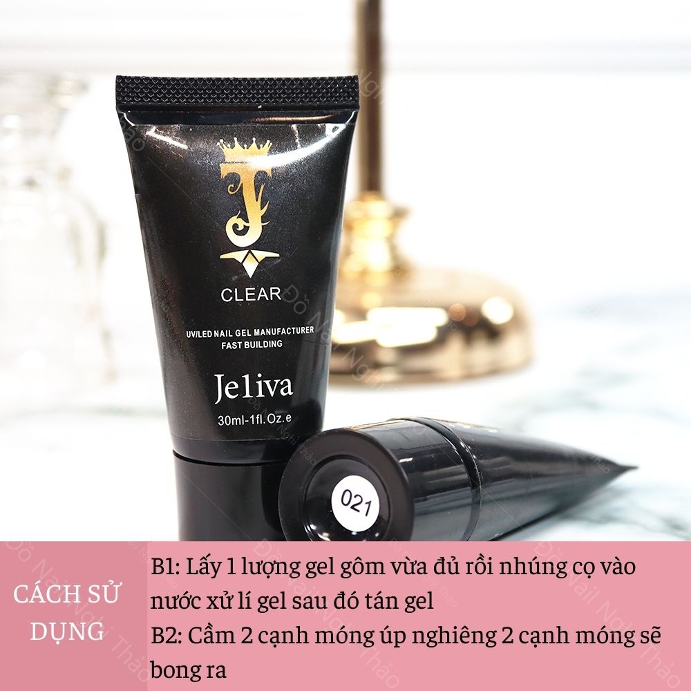 Gel gôm đắp móng up Jeliva LADURA