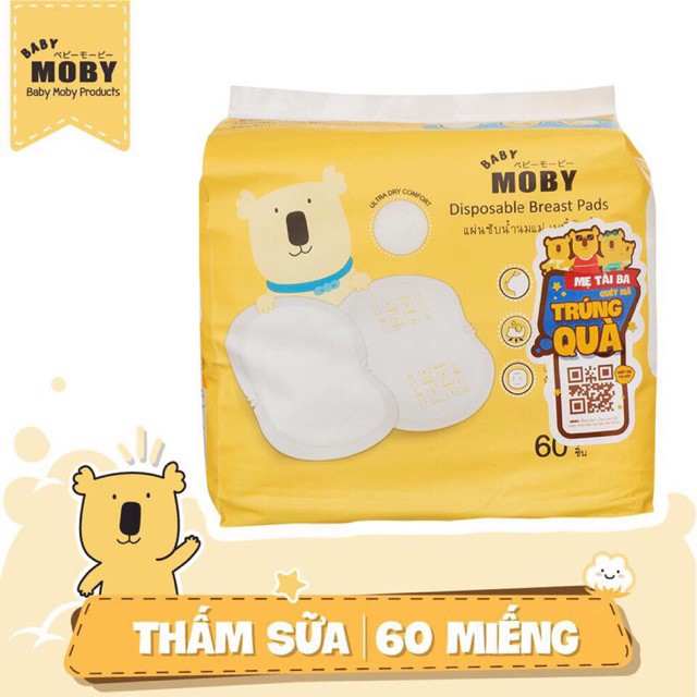 Moby - miếng lót thấm sữa baby moby