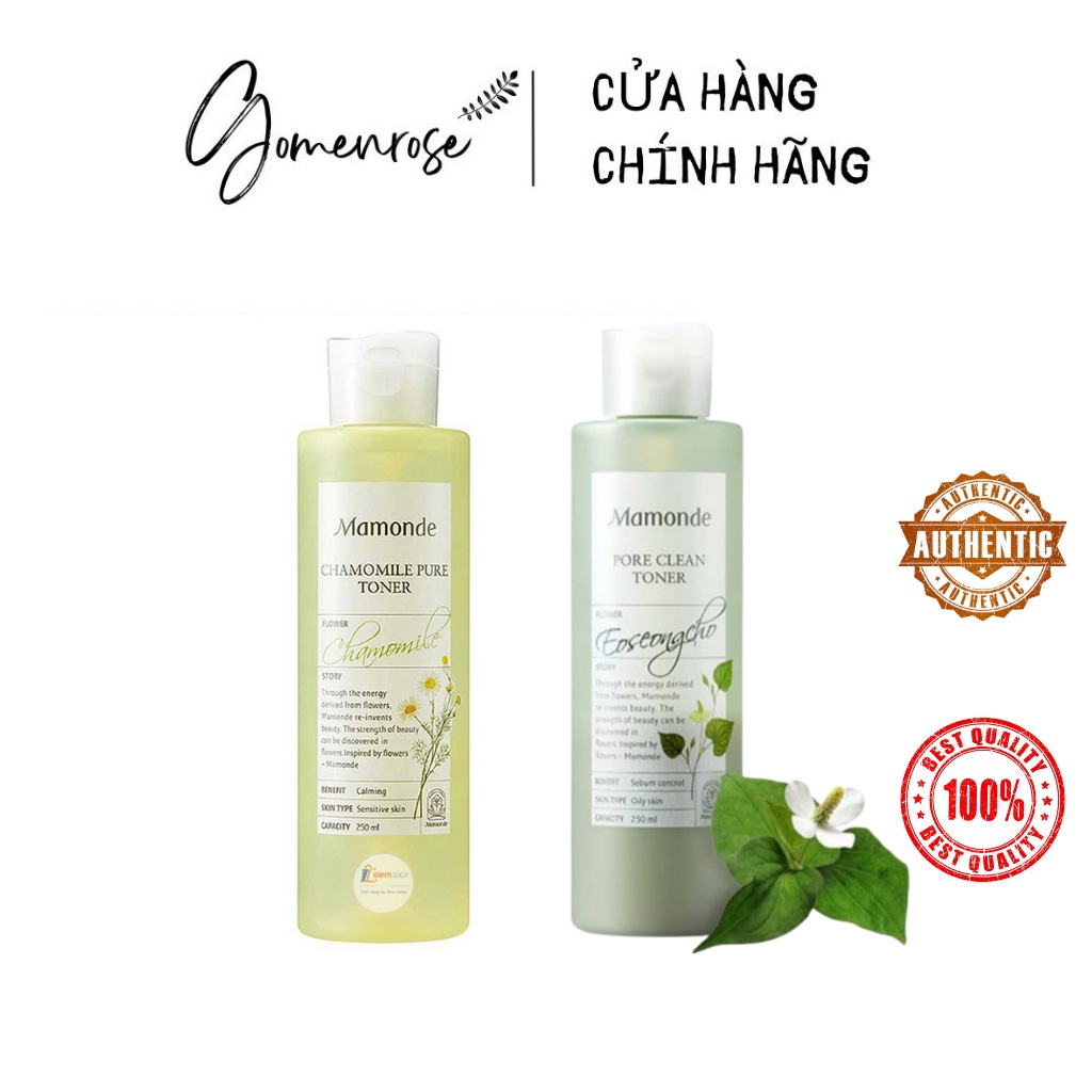 Nước hoa hồng Mamonde Water Toner 250ml