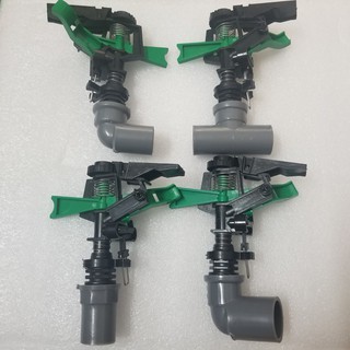 Béc tưới cây Cánh Đập Chỉnh góc đuôi cá ren ngoài 21mm hướng kèm nối nhanh, cút, T ren đồng