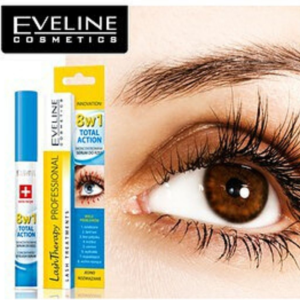 Dưỡng Mi EVELINE 8 in 1-TOTAL ACTION LASH THERAPY PROFESSIONAL,Chăm Sóc Cho Mi,Hỗ Trợ Cho Mi Mọc Dài Và Dầy Hơn.