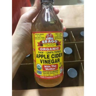 Giấm táo hữu cơ bragg - hàng mỹ