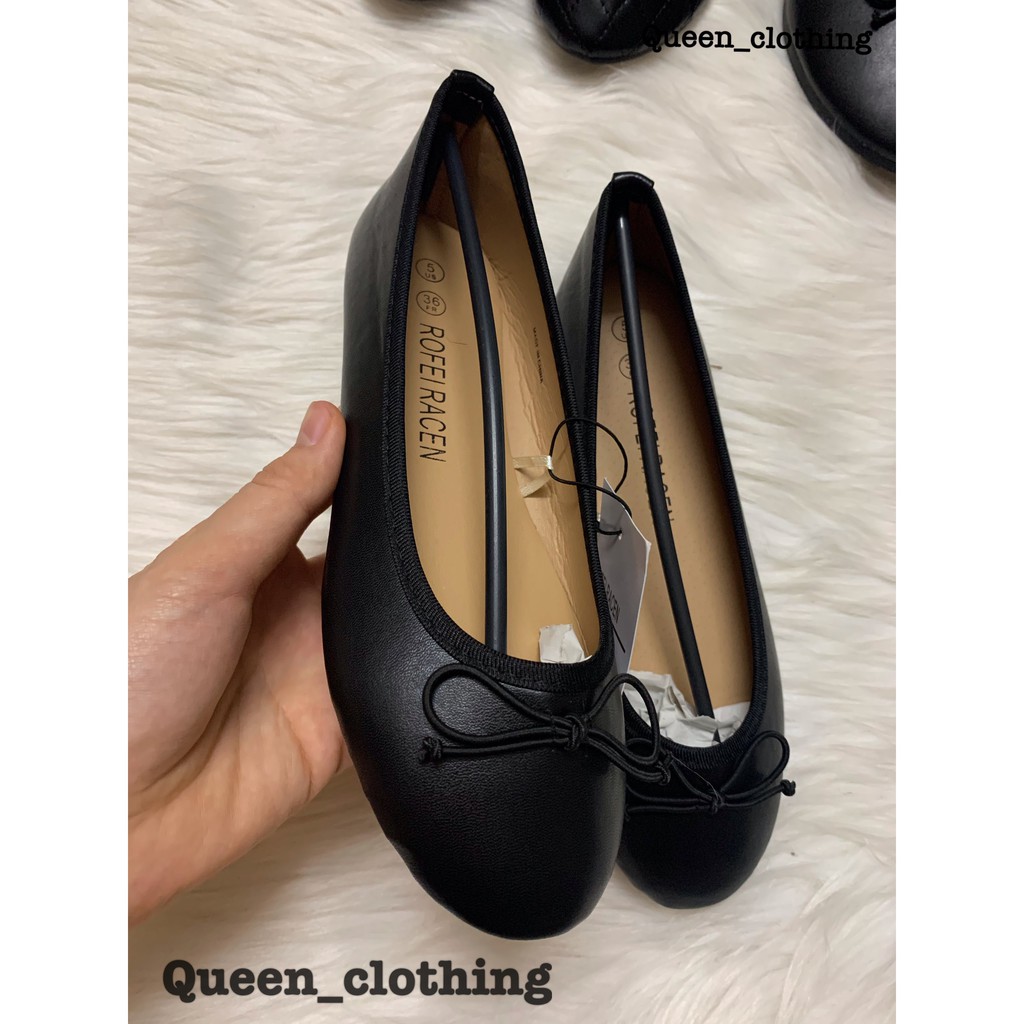 Giày bệt nữ xuất Âu Mỹ rofeiracen màu đen size 36-41ảnh thật | BigBuy360 - bigbuy360.vn